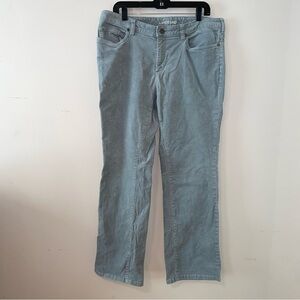 Lands’ End Corduroy Mid Rise Demi Bootcut Pants Size 14W